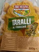 Mängden socker i TARALLI al finocchio