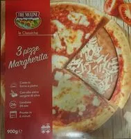 Mängden socker i 3 pizze Margherita