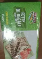Mängden socker i Fette di segale croccanti con sesamo