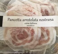 Mängden socker i pancetta arrotolata nostrana