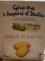 Mängden socker i Lingue di Gatto Giro tra i Sapori d'Italia