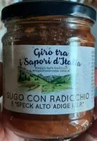 Mängden socker i Sugo con radicchio e speck