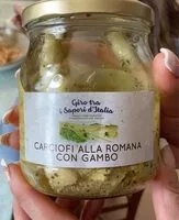 Mängden socker i carciofi alla romana con gambo