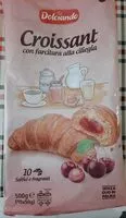 Mängden socker i Croissant con farcitura alla ciliegia