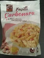 Mängden socker i fusilli carbonara
