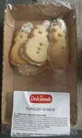 Mängden socker i Biscotti pupazzo di neve