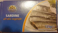 Mängden socker i Sardine all'olio vegetale