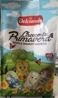 Mängden socker i chocomix primavera ovetti e tenerotti assortiti