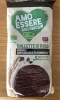 Mängden socker i Gallette di riso ricoperte con cioccolato fondente