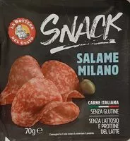 Mängden socker i Salame Milano
