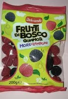 Mängden socker i Frutti di bosco gommosi