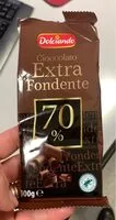 Mängden socker i Cioccolato extra fondente 70%