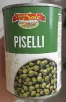 Mängden socker i Piselli