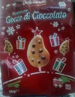 Mängden socker i Gocce di cioccolato