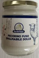 Mängden socker i Pecorino fuso spalmalbile dolce