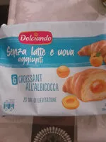 Mängden socker i 6 croissant al cioccolato