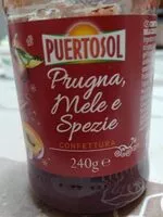 Mängden socker i Confettura prugna,mele e spezie