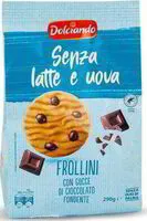 Mängden socker i Frollini con gocce di cioccolato fondente