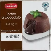 Mängden socker i Tortino al cioccolato