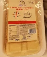 Mängden socker i Ravioli al pecorino sardo