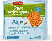 Mängden socker i Frollini dolciando senza zuccheri aggiunti