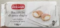 Mängden socker i Bocconcini di Pasta Sfoglia