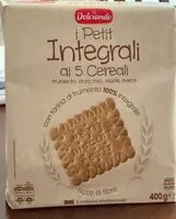 Mängden socker i I petit integrali ai 5 cereali