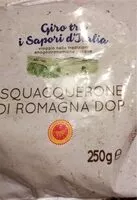 Mängden socker i Squacquerone di romagna dop