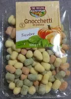 Mängden socker i Gnocchetti di patata Tricolore
