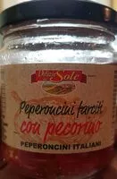 Mängden socker i Peperoncini farciti con pecorino