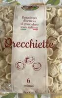 Mängden socker i Orecchiette
