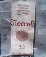 Mängden socker i Troccoli Pasta fresca di semola di grano duro
