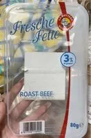 Mängden socker i Roast beef