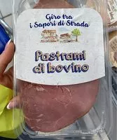 Mängden socker i Pastrami di bovino