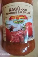 Mängden socker i Ragù con funghi e salsiccia