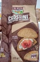Mängden socker i Crostini con farina integrale