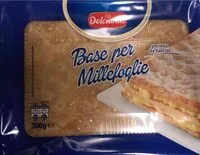 Mängden socker i Base per millefoglie