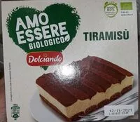 Mängden socker i Tiramisù biologico