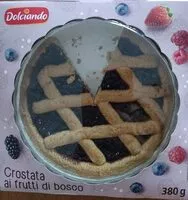 Mängden socker i Crostata ai frutti di bosco