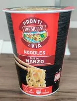 Mängden socker i Noodles Gusto Manzo