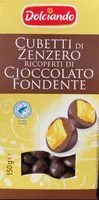 Mängden socker i Cubetti di zenzero ricoperti di cioccolato fondente