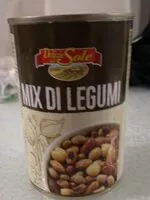 Mängden socker i Mix di legumi