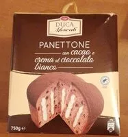 Mängden socker i Panettone con cacao e crema al cioccolato bianco