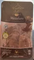 Mängden socker i Mezzelune alla crema di cioccolato e cacao