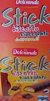 Mängden socker i Stick biscotto cioccolato caramel