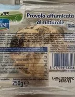 Mängden socker i Provola affumicata