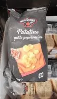 Mängden socker i Patatine gusto peperoncino