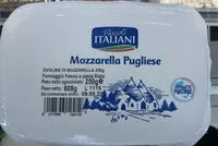 Mängden socker i Mozzarella pugliese
