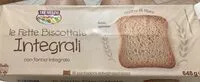 Mängden socker i Le Fette biscottate integrali