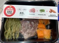 Mängden socker i Manzo patate e fagiolini